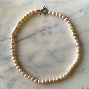 Vintage Authentic Pearl Necklace 17" Knotted String with Appraisal Certificate